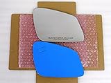 New Replacement Mirror Glass with Full Size Adhesive For BMW Various Models Passenger Side View...