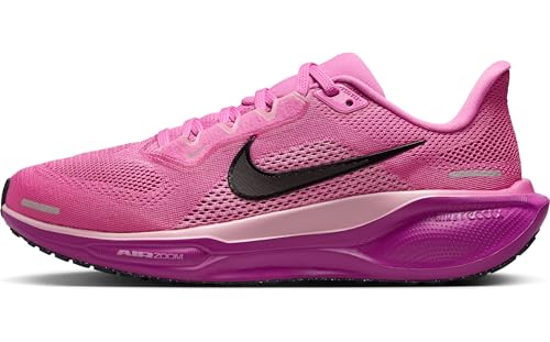 Nike Pegasus 41 Zapatillas de Running para Asfalto-Mujer, Shoe, Cosmic Fuchsia/Off Noir-Red Plum, EU