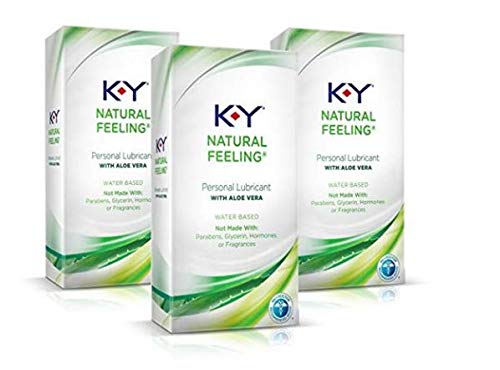 Personal Lubricant, K-Y Natural Feeling with Aloe Vera Sex Lubricant, 5.7 oz, Pack