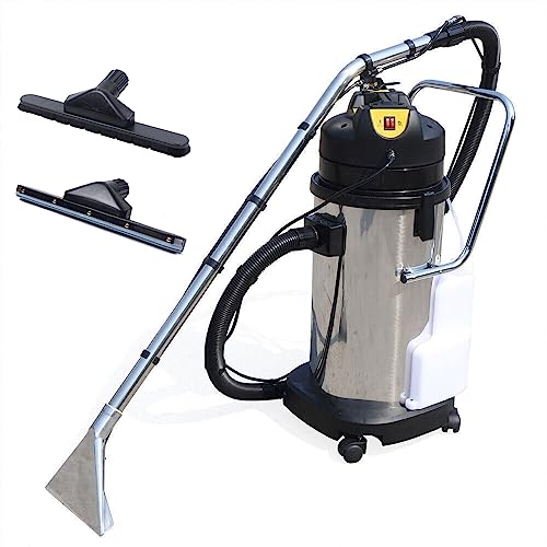 40L Household Carpet Cleaning Machine Portable Dust Collector Cleaner Stainless Steel Floor Sofa Cleaning Machine (US Stock)