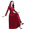 Women’s Classic Midi Dress Vintage Retro Spring Su... #5