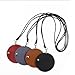 Ywmsfl Hanging Neck Earphone Pouches Portable Earphone Storage Bag Leather Pendant Box Small Earphone Carrying Case