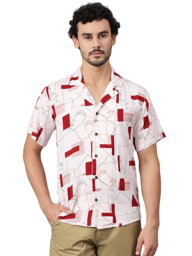 Chemise florale décontractée homme aux finitions soignées et élégantes