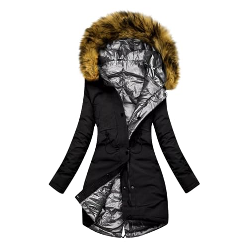 Women Long Hood Trench Coats for Women Neck Pleated Hooded Plain Winter Fall Hoods 2025 Fashion