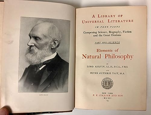 Elements of natural philosophy, (A library of u... B000861J2Y Book Cover