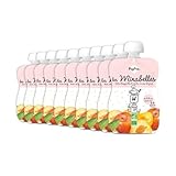 POPOTE - Purée Mirabelles Pommes Bio - Dès 4/6 Mois - Recette 100% Fruits Sans Sucres Aj...