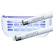 Coospider UV BL F8T5 CFL Compact Fluoresecnt Light Bulb 12 inch (Full Size Max) 8 Watt Replacement UVA 365nm Blacklight T5F8