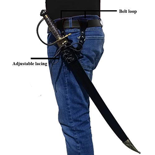 Universal Leather Sword Frog –Fantasy, Historical, Cosplay for Rapier, Vikings, and Medieval Sword.