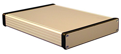 1455Q1601 - Metal Enclosure, 1455 Series, Extruded, Metal End Panels, Small, Extruded Aluminium, 51.5 mm (Pack of 2) (1455Q1601)