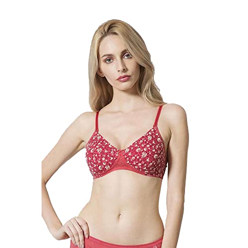 Image of Van Heusen Women's Everyday Cotton Bra|Medium Coverage|Non Padded|Non Wired|Seamless Moulded Cups|Anti Bacterial Tech| Keeps you Fresh|Sweat Absorbent|No Slip Soft Straps|Detachable Straps|Style 11001