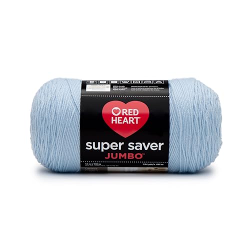 Red Heart Super Saver Jumbo Yarn Light Blue