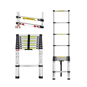 Huini DE07 Aluminium Teleskopleiter 2,6m