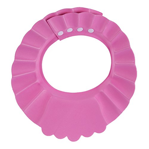 SODIAL Suave Ninos bebe Sombrero Gorra de ducha de bano de champu Protector de lavar pelo