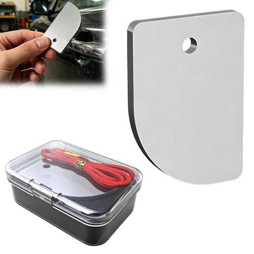 PAPAcroscoma Cepillo de pintura para coche, rascador de acero endurecido, eliminador de juntas, hoja de pelado de pintura, raspador de pintura para pintura doméstica y pintura de coche de alto