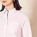 Amazon Essentials Women's Regular-Fit Long-Sleeve Button-Down Poplin Shirt, Pink Stripe, X-Small