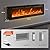 EUHOMY 60 Inch Electric Fireplace Wall Recessed and Wall Mounted with Adjustable Flame Color, Fireplace Heater with Remote Control, Linear Fireplace with Timer, Touch Screen, Log & Crystal, 750/1500W