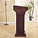 BGEDL Modern Classic Wood Lectern, Sophisticated Podium Stand, Multifunctional Practical Speaker's Podium, Waterproof, Floor Standing Presentation Desk for Political Debate Event Lecture
