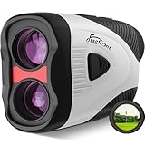 Golf Rangefinder with Slope & Pin Lock Vibration, 1000YD Golf Range Finder, 6X Magnification & HD LCD ， Rechargeable, with Magnetic Stripe,Laser Range Finder for Golf