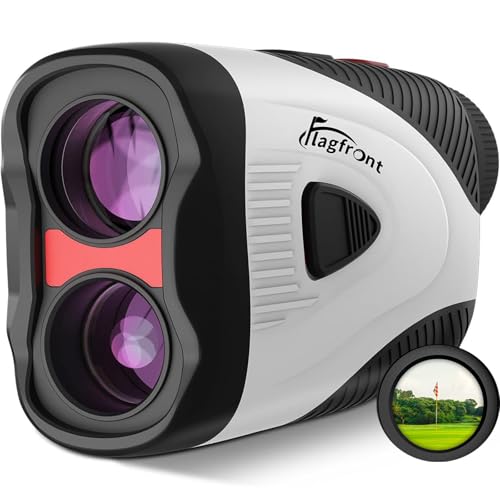 Flagfront Golf Rangefinder with Slope & Magnet, 1000Y Range Finder Golf, 6X Zoom, HD LCD, Flag Lock...