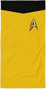 Star Trek The Original Series Command Uniform Beach Towel - Terry Fabric - Officially Licensed - 30" x 60"