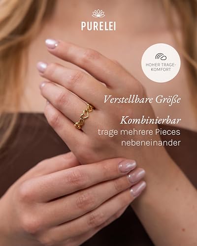 Bague en forme de cœur imperméable pour sublimer vos tenues d'été