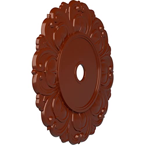 Medallón de techo moldura circular de 32 pulgadas para ocultar cables de lámparas y ventilador 3