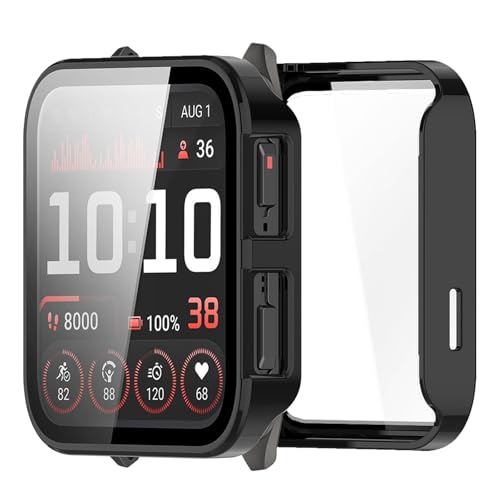 Yaodle For GARMIN Venu X1 �J�o�[ PC�f�� GARMIN(�K�[�~��) Venu X1 �P�[�X �K���X�t�B������̌^ �S�ʕی� ��d�\�� �h�o ���{���Ɏq�� �L�Y�h�~ �y��(�u���b�N)