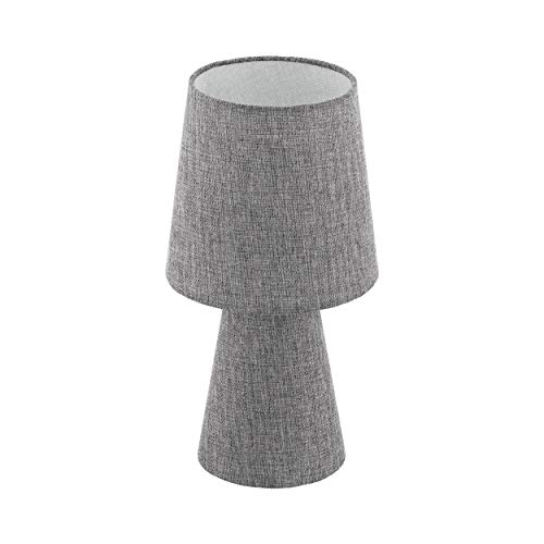 Preisvergleich Produktbild EGLO CARPARA Tischleuchte Höhe 34 cm, Textil, 5.5 W, grau