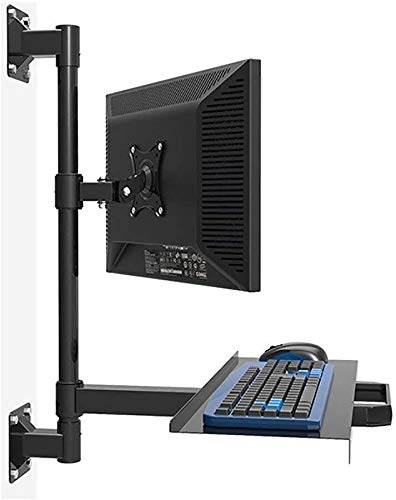 Industrielle Steuerung Wandhalterung TV Halterung & Tastaturhalter - Verstellbar für Monitore & Workstations, Ideal für Pipeline & Werkstatt Setup - Schwerlastiges, platzsparendes Design