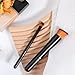 DUcare Foundation Brush and Concealer Brush 2Pcs Contour Bronzer Kabuki Brush for Face Synthetic Liquid Blending Mineral Powder Makeup Tools