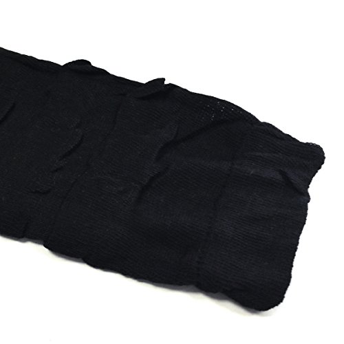 Bowbear Little Girls Layered Ruffles Leg Warmer, Black #TOP1