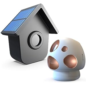 Driveway Alarm- HTZSAFE 1/2 Mile Long Range Outdoor Weatherproof Solar Wireless Motion Sensor&Detector-Portable Receiver Has Long Last Backup Battery- DIY Security Alert System for Home&Property