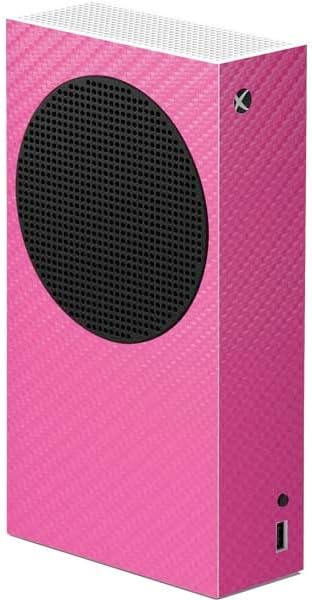 Skinit Decal Gaming Skin Compatible with Xbox Series S Console - Silver Carbon Fiber Specialty Texture Material Design