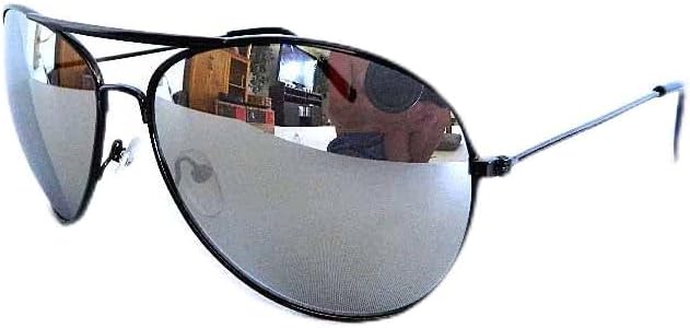 New Aviator Pilot Sunglasses With Mirror Lens (Gunmetal Grey)