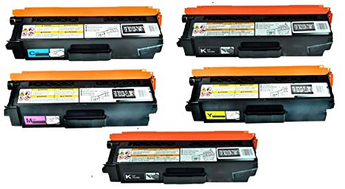 Calitoner Compatible Laser Toner Cartridges Replacement Brother Tn336Bk Tn336C Tn336M Tn336Y Set Use For Brother Mfc-L8600Cdw, Mfc-L8850Cdw, Hl-L8250Cdn, Hl-L8350Cdw, Hl-L8350Cdwt Printer- (5 Pack) #TOP2
