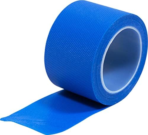 HypaPlast Blue Waterproof First Aid Tape for securing Plasters and Dressings, 2.5 cm x 5m, Pack of 3 Rolls