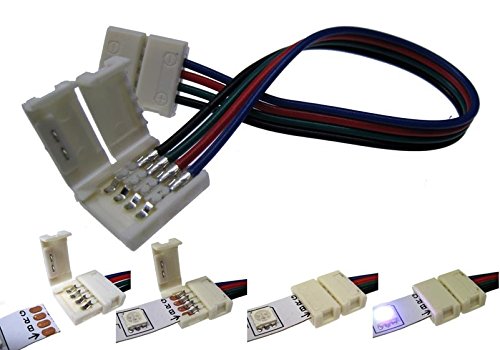 Cooligg, Set da 5 connettori LED RGB connettore 4