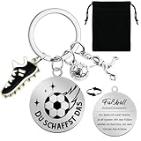 Llaveros de Fútbol, Plata Llavero Fútbol, Llavero Deportivo con Zapatillas de Fútbol y Balón de Fútbol, Llavero Bota de Fútbol Llaveros Pelotas de Fútbol, Llavero de Fútbol para Niños y Niñas (A)