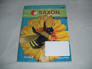 Paperback Solutions Manual Course 1 (Saxon Math) Book