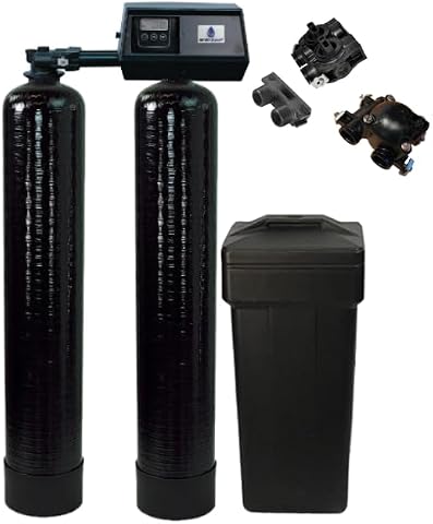 AFWFilters Premium Purolite C100E Resin Fleck 9100SXT Twin Tank Water Softener S