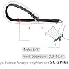Reflective Slip Dog Collar, Loop Dog Collar for 20-38 lbs Dogs Nylon Collars with Soft Padded for Dogs Training (5/8 W x 15.5 L, Black)