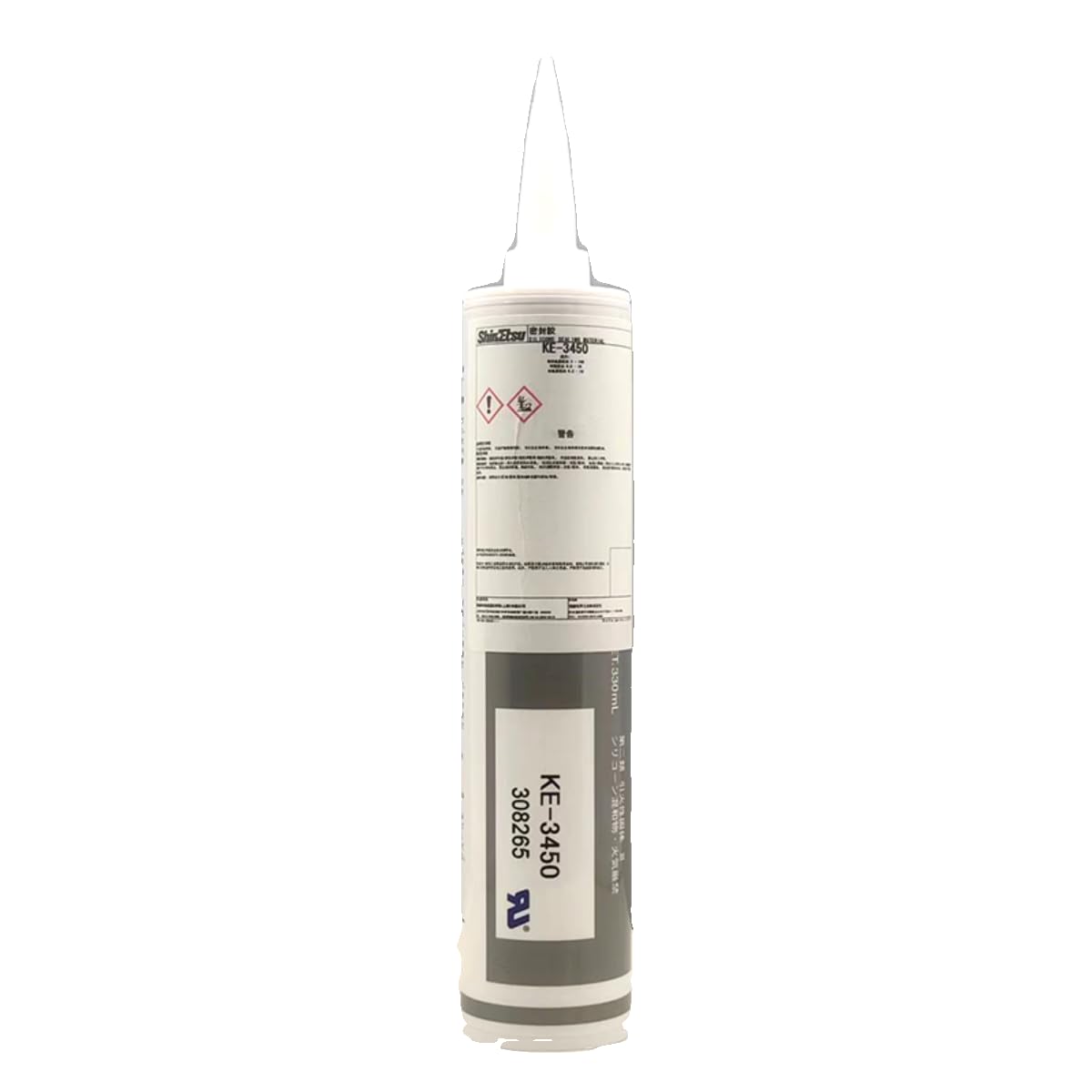 Shin-ETSU KE-3450 for 330ML One-Component RTV Silicone Rubber – High Voltage Resistant, Heat Dissipation, Moisture-Proof, Flame Retardant, Elastic Sealant for Electrical Applications