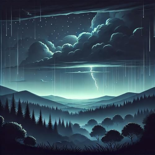 ️ Tormenta Relajante para una Profunda Relajación y un Sueño Reparador Podcast Por arte de portada
