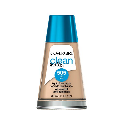 COVERGIRL Clean Matte Liquid Foundation Ivory 505, 1 oz (Pack of 2) COVERGIRL Clean Matte Liquid Foundation Ivory 505, 1 oz (Pack of 2)