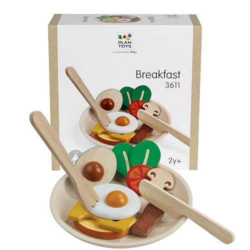 Set petit déjeuner bois Plan Toys PT3611 cuisine enfant imitation