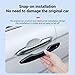 Car Door Handle Protectors for Vehicles Compatible with Camry 2019-2025 Corolla Prius 2020-2025 Venza Avalon 2016-2024 Car Door Handle Scratch Protector Handle Cover (Carbon Fiber Pattern)