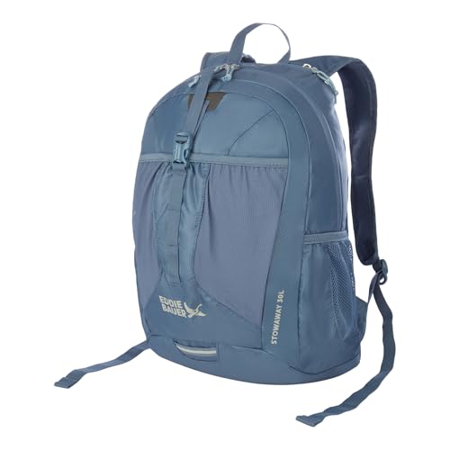 Image of Eddie Bauer Stowaway Packable Backpack | Travel | Outdoor | Lightweight | Foldable | Durable | Ripstop Polyester | 30L - Blue Tile