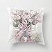 MissW American Rose Fleur Imprimé Taie d'oreiller Étreinte Polyester sans Noyau Canapé-Lit Tête Coussin Taie d'oreiller