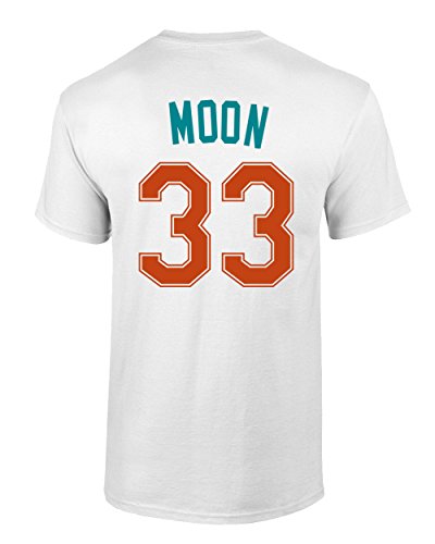 Camiseta masculina Flint Tropics Jackie Moon 33 Semi Pro de baloncesto miniatura 3