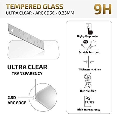 NEW'C [3 Pack] Designed for Xiaomi Redmi Note 10 Pro, 10 Pro Max 4G Screen Protector Tempered Glass, Case Friendly Anti Scratch Bubble Free Ultra Resistant
